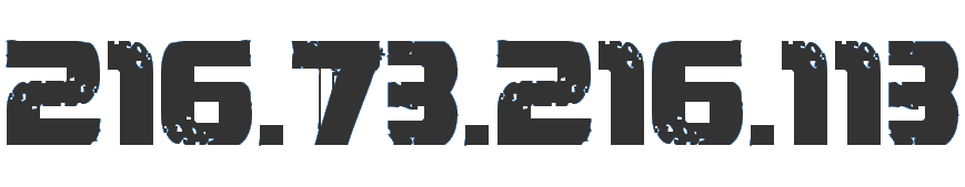 Your IP address: 216.73.216.113